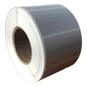 Custom Matte Silver PET Self-Adhesive Barcode Labels
