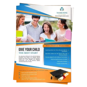Custom Menu, Leaflet, Flyer, and Poster Printing Service