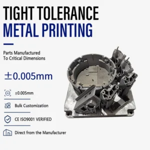Custom Metal 3D Printing Service Low MOQ One Piece Accepted SLM DMLS Prototype OEM