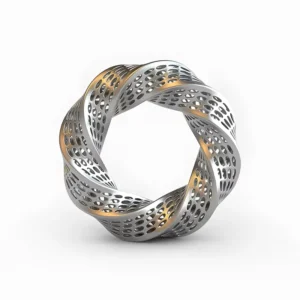 Custom Metal Accessories SLM 3D Printing Ultra-High Precision Jewelry Art