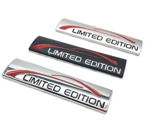 Custom Metal Black Car Emblem Badge Sticker