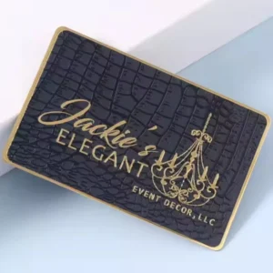 Custom Metal Business Cards Titanium Gold Stainless Steel with Mirror Polished for Premium Corporate Business Promotion