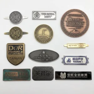 Custom Metal Candle Labels Waterproof Adhesive Logo Stickers for Candle Packaging