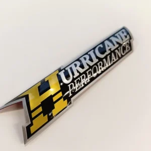 Custom Metal Label Curved Emboss Brush Badge Brass Plaque Anodized Aluminum logo Stainless Steel Nameplate Sticker