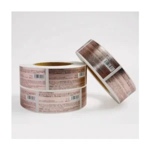 Custom Metal Label Sticker Waterproof Vinyl Strong Adhesive