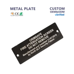Custom Metal Plate Gravure Printing Label