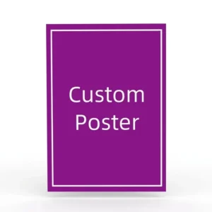 Custom Modern Eco Solvent Digital Printed Photo Paper Waterproof Self Adhesive Posters for Advertising Display