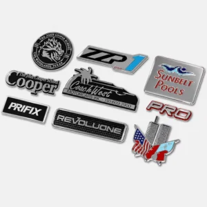 Custom Multi-Color Car Letter Emblem Sticker for Hood, Grille or Trunk
