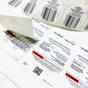 Custom Multi-Layer Durable Waterproof Labels Logo Double-Sided Adhesive Expandable Medical-Grade Booklet