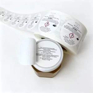 Custom Multi-Layer Peel-and-Reveal Booklet Self-Adhesive Label Sticker for Cosmetic and Medicine Bottle Packaging