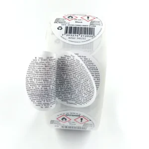 Custom Multi-Layer Self-Adhesive Peel-Off Multi-Ply Foldable Instruction Label for Cosmetic Bottle Packaging