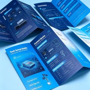 Custom Multi-Page Booklet Glossy Paper Printed Product Brochure Catalog for Bulk Order