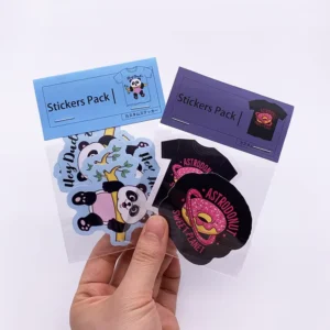 Custom Multiple-Design Self-Adhesive Waterproof Die-Cut Sticker Pack