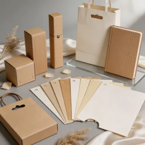 Custom Natural Plant Eco Fiber Specialty Paper for Album Covers and Gift Packaging