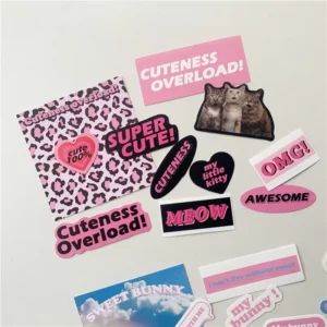 Custom No MOQ Decoration Adhesive Sticker Vinyl Waterproof Die-Cut Stickers