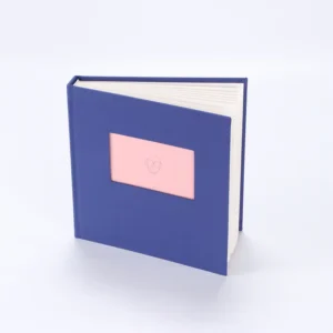 Custom OEM DIY 6×4 Slip-In Front Window Cloth Linen Fabric Colorful Wedding Baby Family Photo Album Book