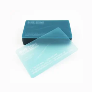 Custom OEM Transparent PVC Business Cards With Your Own Design