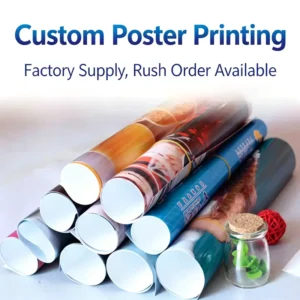 Custom Offset, Coated, or Art Paper Posters with Film Lamination, CMYK, A2-A5, Beauty Products