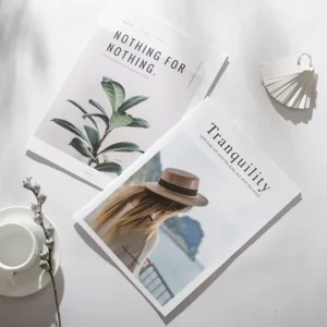 Custom Offset-Printed Catalogue Brochure Booklet Magazine, Perfect Binding, Factory