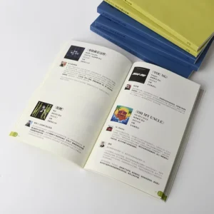Custom Offset Printing Design Service Catalogue Booklet Brochure Magazine with Perforation