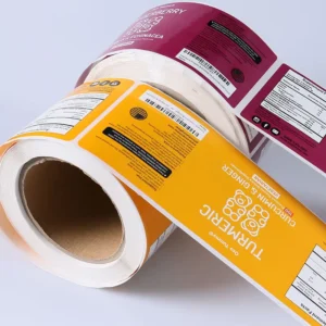 Custom Oil-Proof Vinyl Roll Labels for Food Jars, Cans, and Spice Bottles