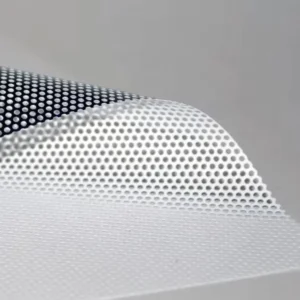 Custom One-Way Vision Perforated Car Rear Window Vinyl Stickers and Advertising Graphics