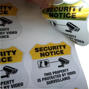 Custom Outdoor Durable UV Proof Reverse Printing Stickers Double Sided Window Stickers Double Sided Decals