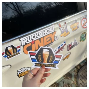 Custom Outdoor Magnetic Car Signs, Bumper Stickers, and Fridge Magnet Decals