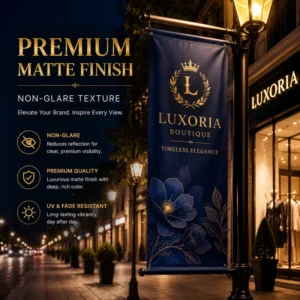 Custom Outdoor Street Flag, 60 x 120 cm, with Pole Banner Bracket