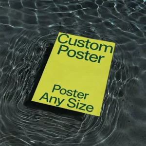 Custom Outdoor Waterproof Paper Poster Custom Size Offset Printed Signage Wall Art Supplier