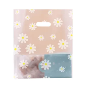 Custom PE Waterproof Recyclable Durable Die-Cut Side Gusset Bag Eco-Friendly Packaging for Socks Shoes and Clothes with Gravure Printing