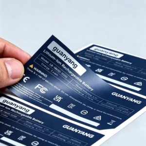 Custom PET Foil Stickers Oil and Water-Resistant Holographic Barcode Anti-Counterfeit Packaging Labels