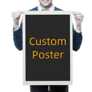 Custom PET Waterproof Eco-Friendly Pre-Pasted Poster Custom Color Shape Durable Indoor Outdoor National Day Modern