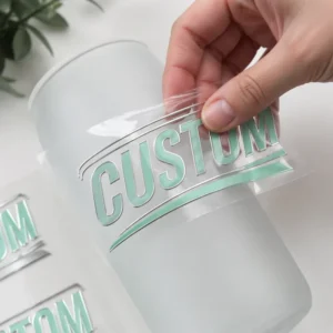 Custom PET Waterproof Holographic Frosted Glossy Weatherproof No Background Individual Label