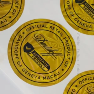 Custom PP Self-Adhesive UV Invisible Ink Security Labels, Anti-Counterfeit, Waterproof, Oil-Proof, Black Light