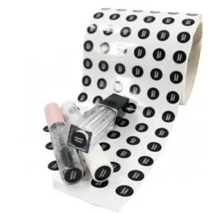 Custom PP Waterproof Adhesive Sticker Roll for Cosmetic Packaging Labels