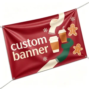 Custom PVC Banner for Downtown Plaza Promotion