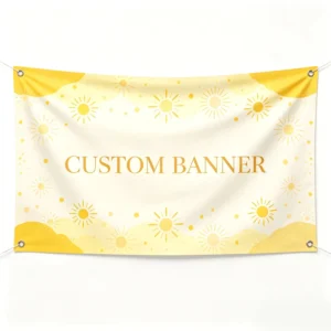 Custom PVC Banner with Print for Observatory Event Display