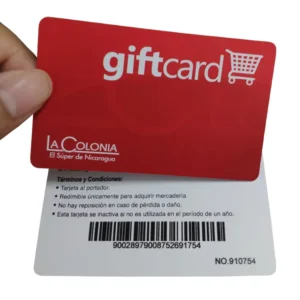 Custom PVC ID Card Printer Film Lamination ISO RoHS Magnetic Stripe Barcode Gift Printing