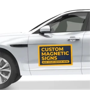 Custom PVC Magnetic Car Decals Waterproof Removable UV Resistant