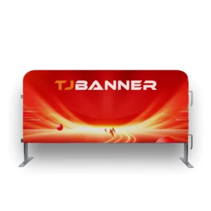Custom PVC Mesh Fence Banner, Double-Sided Print, Windproof Tear-Resistant, Exhibition Wedding Party Use