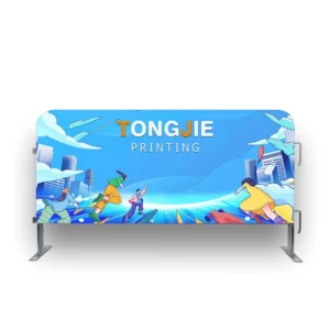Custom PVC Mesh Fence Banner, Double-Sided Print, Windproof Tear-Resistant, Exhibition Wedding Party Use