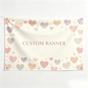 Custom PVC Vinyl Banner for Cliff Path Guide Safety Sign