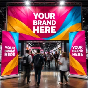Custom PVC Vinyl Banner with UV Printing, Waterproof, for Big Events
