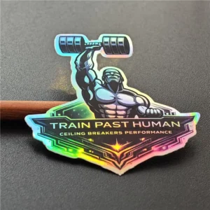 Custom PVC Vinyl Waterproof Holographic Cartoon Logo Die-Cut Stickers