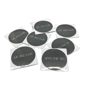 Custom PVC Waterproof Die-Cut Vinyl Stickers with Package Logo, Self-Adhesive