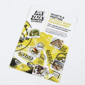 Custom Package Inserts, Marketing Flyers and Brochures for Online Shops, Retail Stores, Beauticians and Real Estate Agents