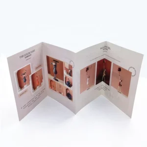 Custom Packaging Printing Paper Cardboard Laminated Flyer Advertising Holder