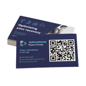 Custom Paper Business Cards With Qr Code