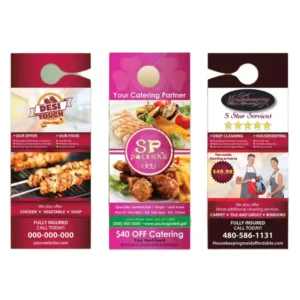 Custom Paper Door Hangers Do Not Disturb Tags Business Advertising Door Hangers